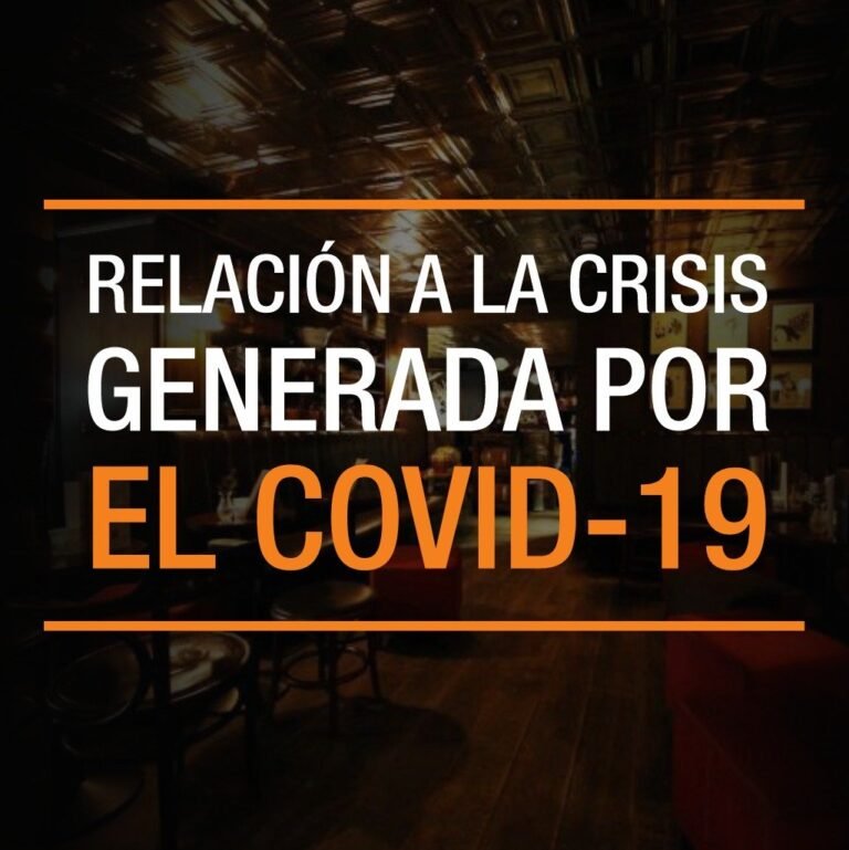 PRESIDENTE DE ASOBARES COLOMBIA EN RELACIÓN A LA CRISIS GENERADA POR EL COVID-19