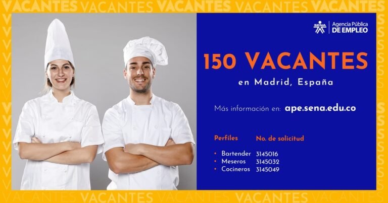 Convocatoria de empleo en España