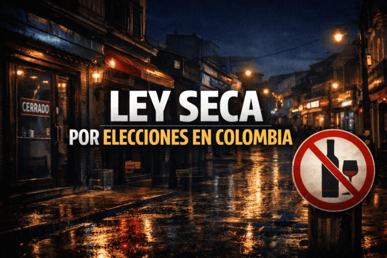 SE DECRETA LEY SECA POR ELECCIONES EN MARZO Y MAYO DEL 2026