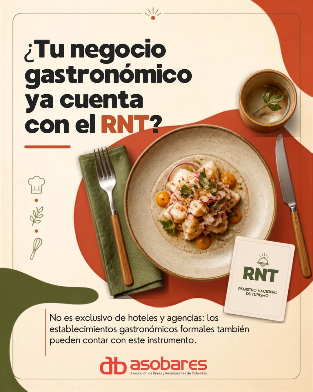 ¿Tu negocio gastronómico ya cuenta con el RNT?