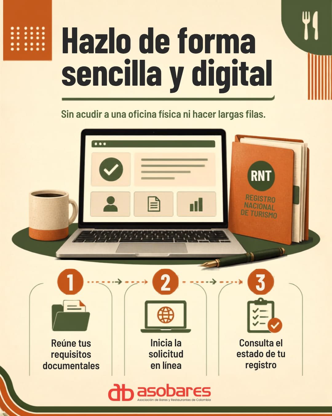 Hazlo de forma sencilla y digital