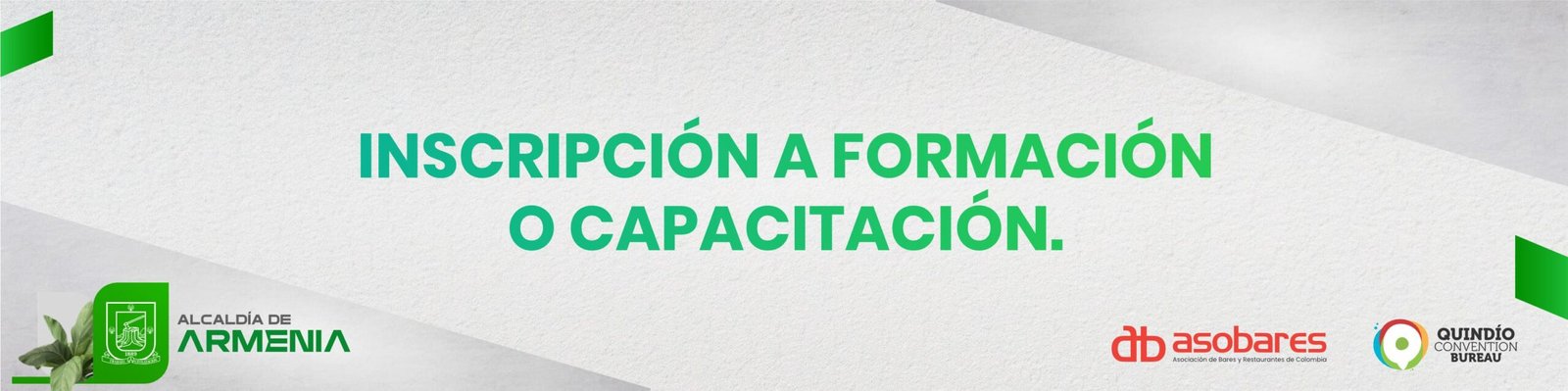 Inscripción a Formación o Capacitación — Armenia, Quindío